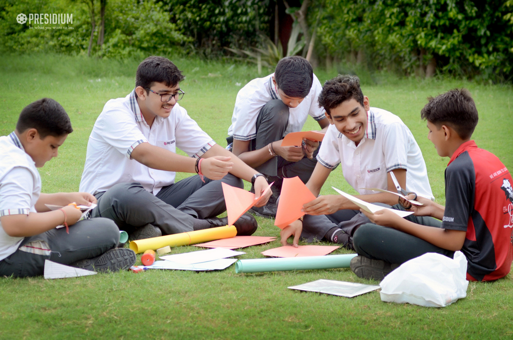 Presidium Rajnagar, INDULGING STUDENTS IN AN INTERESTING QUADRILATERAL ACTIVITY